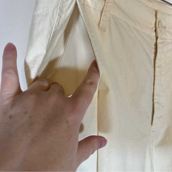 J. Crew Cargo Pant in Ripstop Cotton Tan Wide Leg Y2K Gorpcore Women's Size 32 - Picture 7 of 11